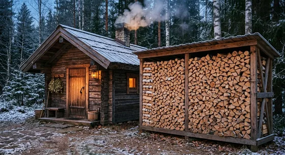 Укладка дров в Уваровке, проезд Производственная, 2
